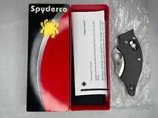 RARE Spyderco Dodo Carbon fiber S30V Knife C80CFP Discontinued NEW picture