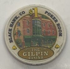 The Gilpin Casino & Poker Room $1 Chip Black Hawk CO Colorado 2005 picture