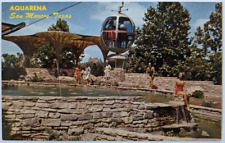 Aquarena San Marcos, Texas Aquarena Skyride Launching Pad Vintage Postcard A7 picture