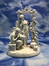 RARE As Is Antique Scheibe-Alsbach Kister White Bisque Couple Figurine #9164 picture