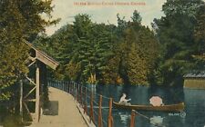 OTTAWA ON - On The Rideau Canal Postcard - 1918 picture