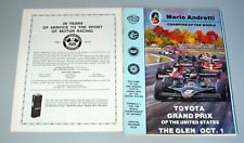 1978 WATKINS GLEN US GRAND PRIX - Original F1 Race Program - CARLOS REUTEMANN picture