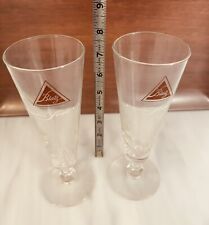 2pc BLATZ BREWING CO MILWAUKEE WI PILSNER BEER  GLASSES VINTAGE 50’s 60’s picture