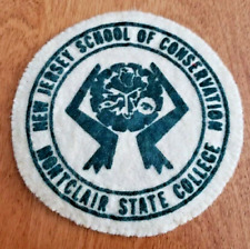 Vintage New Jersey School of Conservation Montclair State College Patch picture