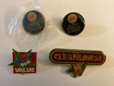 Burger King Pins Lot Of 4 Fast Food Souvenirs  picture