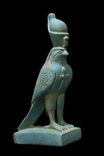 UNIQUE ANCIENT EGYPTIAN STATUE Falcon Bird Horus Carving Key of Life picture