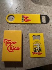 Set of 3 Items - Topo Chico Playing Cards/Bottle Opener picture