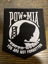 POW MIA ~ You Are Not Forgotten ~ Embroidered Patch  ~ Iron On picture