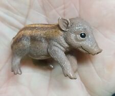 Yowie World Baby Animals Visayan Warty Pig Figurine Piglet Endangered Epic 1.75