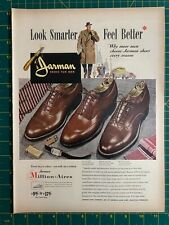 1948 Vintage Jarman Million-Aires Mens Shoes Fashion General Shoe Print Ad O1 picture
