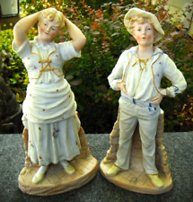 Antique Heubach German Porcelain Figurines Sailor 12
