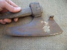 ANTIQUE VINTAGE GOOSEWING HEWING CARPENTER'S SIDE AXE  HAND FORGED picture