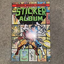 Official Marvel Universe Sticker Album Comic Images 1986 Missing One Sticker picture