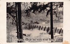 RPPC Savage Rapids Dam Rogue River Oregon Grants Pass Tydeman Photo Postcard C58 picture
