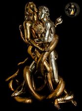 FINE ARTS Wohnkultur Bronze Sculpture Figure Adam & Eve Statue Love Erotic  picture