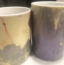 RARE Starbucks 10 oz Coffee Mugs Set Of Two picture