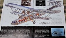 BEAUTY ~ Handley Page HP 42 Illustrated Aircraft Article Picture / Specs picture