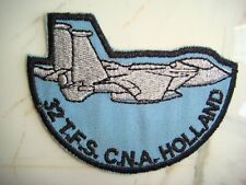USAF 32nd TACTICAL FiIGHTER SQ WOLFHOUNDS CAMP NEW AMSTERDAM HOLLAND PATCH picture