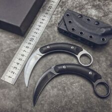 New Claw Karambit All 440C Steel G10 Handle Full Tang Camping Outdoors Knife C03 picture