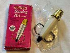 IOB Cute Vintage Justen Sewing Kit Rocket Ship Shape picture