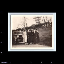 Vintage Photo 1925 FLAPPER ERA WOMEN BY CLASSIC CAR picture