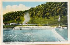 Montgomery West Virginia Kanawha River Lock no. 2 Antique Vintage Postcard c1920 picture