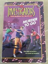 The 3 Three Investigators Murder to Go vintage book 1991 YA mystery Megan Stine  picture