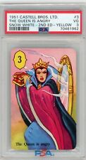 1951  Castell Disney Villain The Evil Queen from Snow White Card PSA 3 VG picture