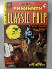 J Werner Presents Classic Pulp Vol 1 Spooks & Sleuths TPB Graphic Novel Horror picture
