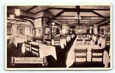 CHICAGO, IL Illinois~ c1910s ~ Interior BLACK CAT INN Restaurant  Postcard picture