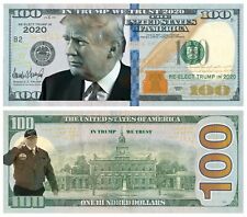 50pk In Trump We Trust  2020 Dollar Bills  MAGA Novelty Funny Money Feels Real picture