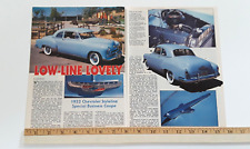 1952 CHEVROLET BUSINESS COUPE ORIGINAL 1992 ARTICLE picture