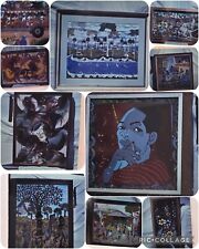 1960s Travel Slides Haiti Jacques Gabriel Artwork at Market  picture