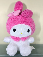 Sanrio My Melody Fuzzy Fluffy Plush Stuffed Toy 18'' Pink White picture