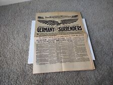HISTORIC HEADLINES NEWSPAPER REPRINTS GERMANY SURRENDERS, TITANIC SINKS, J.F.K. picture
