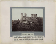 France, Bas, Ruins de la Roche-Baron Vintage Print Period 31 picture
