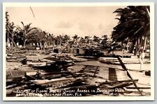 Vintage RPPC Postcard Hurricane Damage Nov. 4 1935 Bayfront Park Miami Fl. C5342 picture