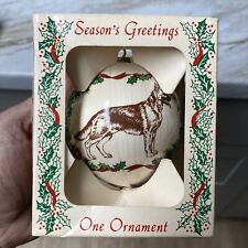 Seasons greetings one ornament signatures Rare Ship 🌎📦 picture