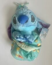 NEW Walt Disney World Parks Baby Stitch in Blanket Pouch Plush Stuffed Animal picture