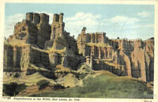 1938 Badlands National Park,SD Amphitheatre of the Wilds South Dakota Postcard picture