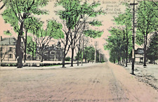 Postcard OH Urbana Ohio-Scioto Street from the East End-Antique Vintage (D11) picture