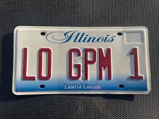 ILLINOIS LO GPM 1 Vanity Personalized License Plate picture