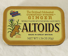 Altoids Ginger Tin Empty 1.76 Oz Yellow Discontinued -Z picture