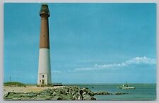 Historic Barnegat Lighthouse & State Park~Ocean County New Jersey~1962~Vtg PC picture