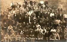Vtg RPPC Sept 22, 1913 Washington State College WSU Freshmen Waiting for Sophs picture