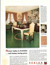 1932 Print Ad Sealex Linoleum Floors Newset styles in Floors real money saving picture