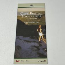 1991 Cape Breton Highlands Canada Map Brochure Pamphlet Tourism Souvenir Booklet picture