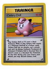 Pokemon Card Clefairy Doll 70/102 Trainer WOTC Rare Card 1999 Original base set picture
