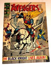 AVENGERS #48 IST APP BLACK KNIGHT VF/VF- AREA NICE COPY COOL COVER 1968 picture