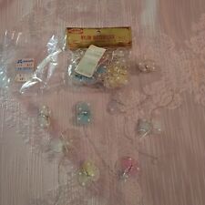 20 Miniature Lee Wards Nylon Butterflies on Wire Crafts Picks Ornaments picture